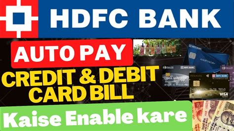 how to remove smart pay option in hdfc credit card|hdfc credit card auto pay.